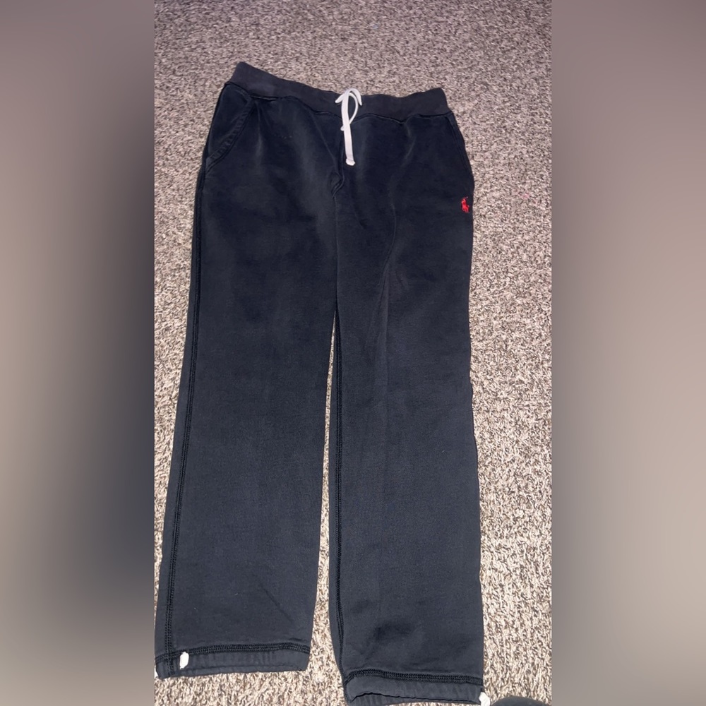 Black polo sweat pants